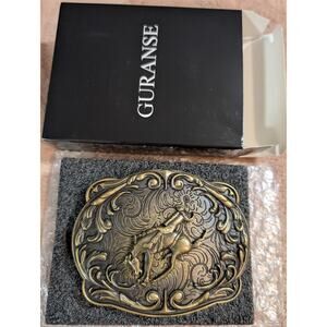 Bucking Bronco Horse Cowboy Cowgirl Belt Buckle Rodeo Riding Western Bronzetone